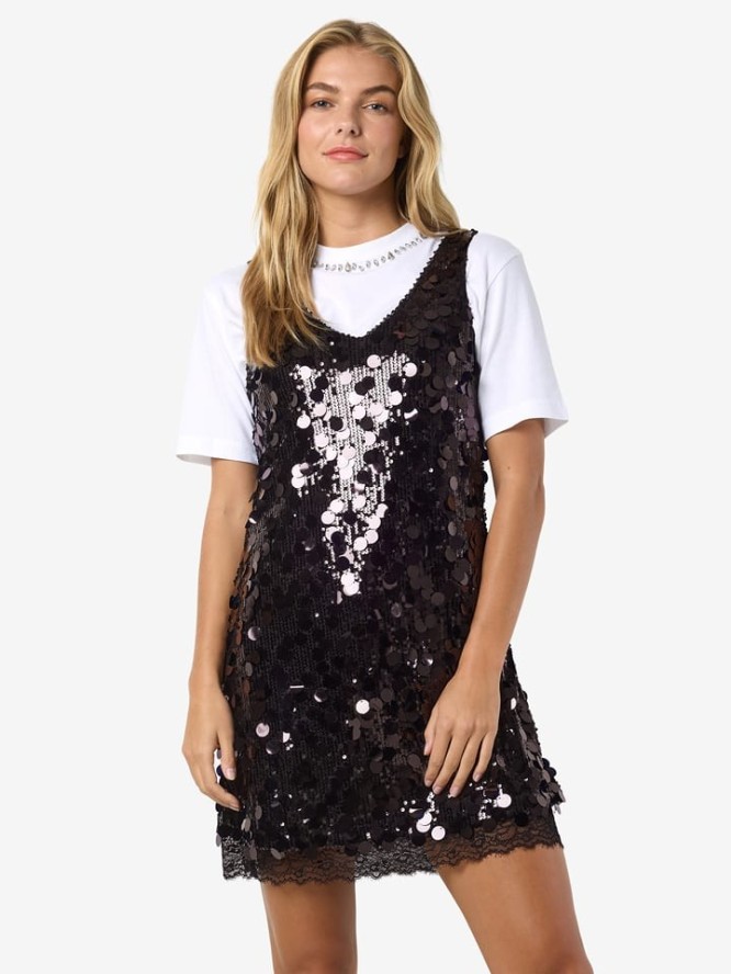 Noisy may Sukienka w kolorze czarnym rozmiar: S