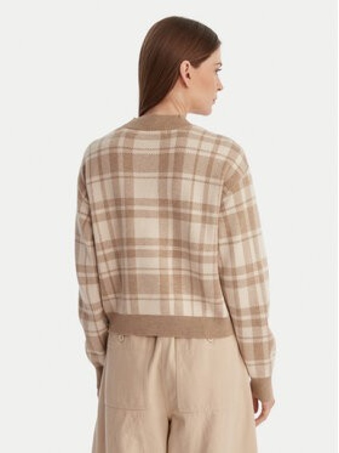 Vero Moda Kardigan Gold Art 10332210 Beżowy Regular Fit