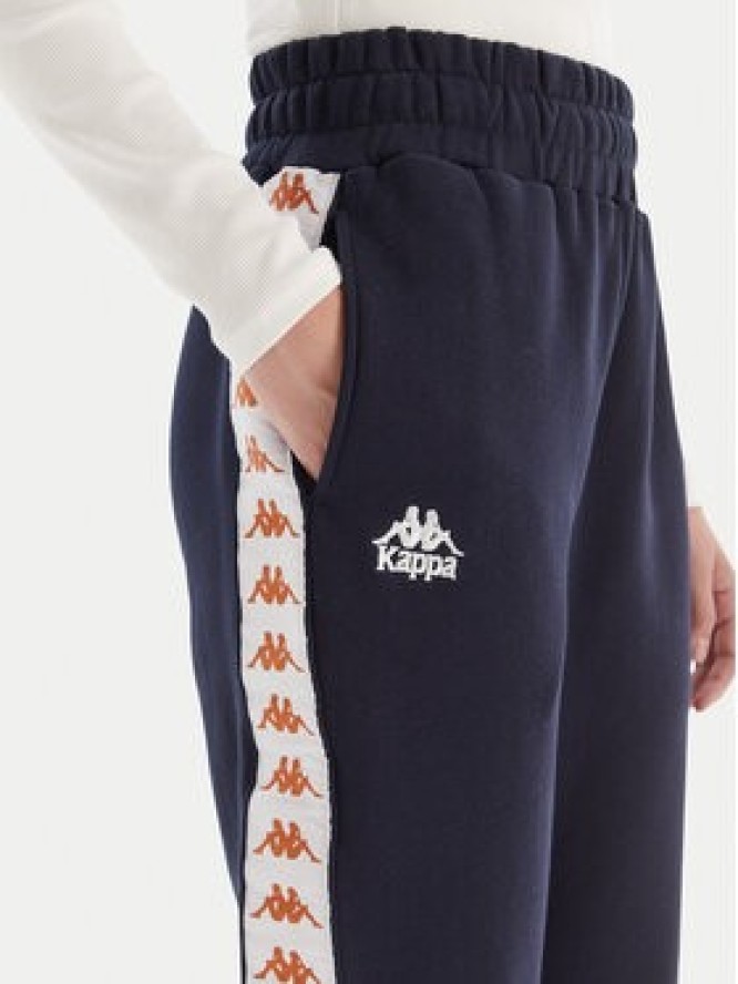 Kappa Spodnie dresowe 311M8HW R10 Granatowy Regular Fit
