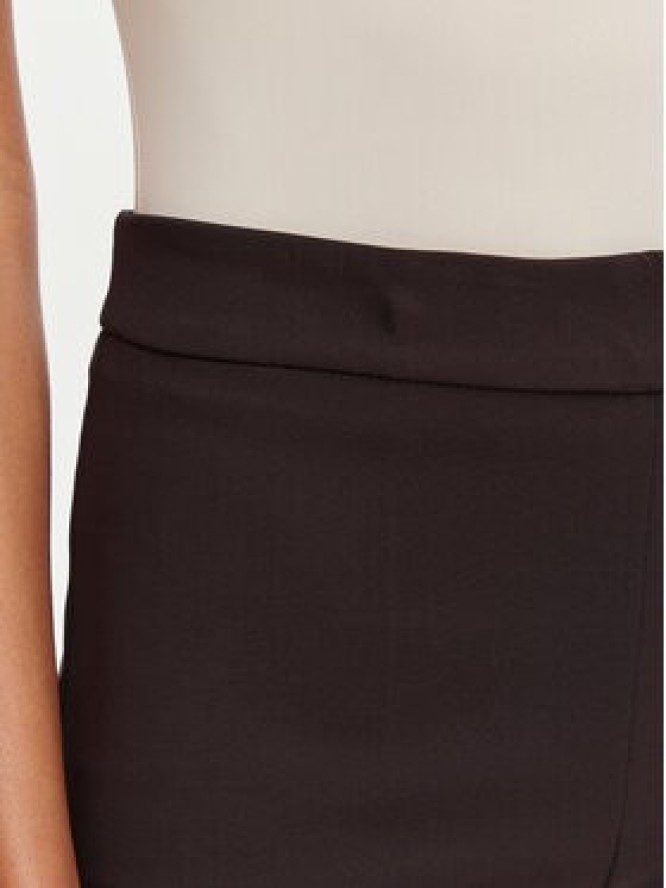 Rinascimento Spodnie materiałowe CFC0130135003 Brązowy ciemny Flare Fit