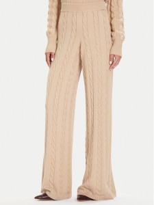 Guess Spodnie dzianinowe W5BB52 Z1192 Beżowy Regular Fit