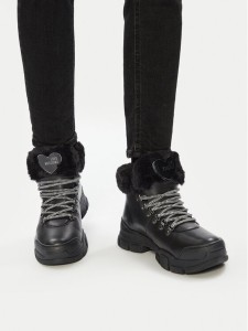 LOVE MOSCHINO Trzewiki JA15484G0LIAS00A Czarny