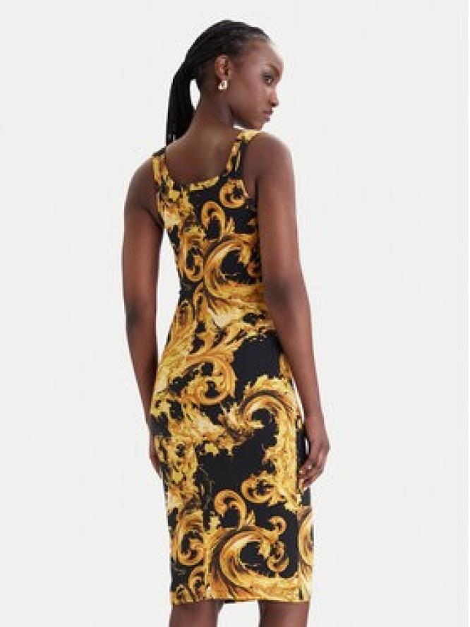 Versace Jeans Couture Sukienka codzienna 80HAO943 JS550 Czarny Slim Fit