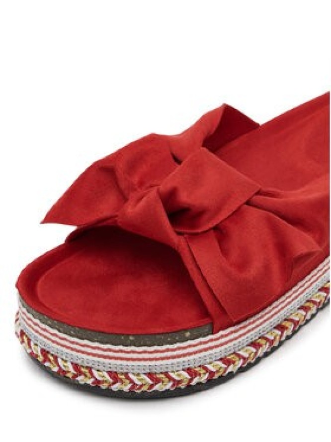 DeeZee Klapki E2050-3 Czerwony