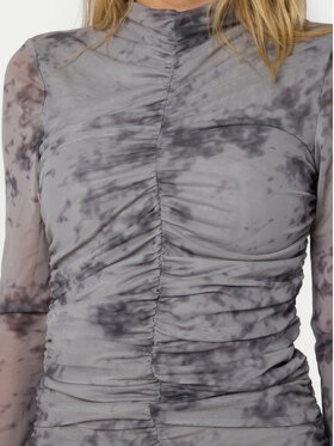 Noisy May Sukienka codzienna Iggy 27031596 Szary Slim Fit