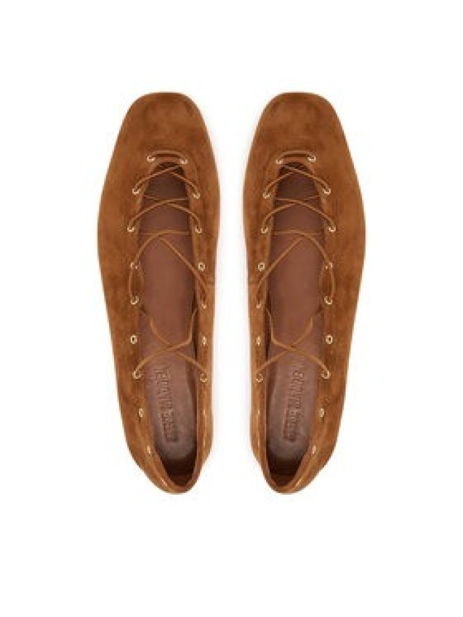 Steve Madden Baleriny Pointe 11005032 Brązowy