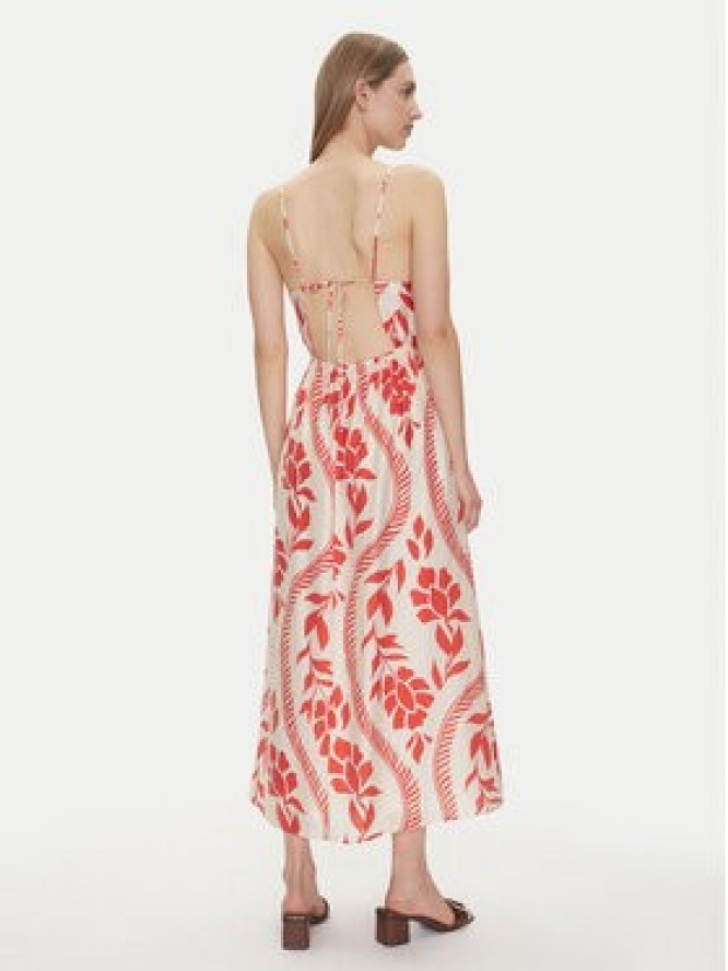 ONLY Sukienka letnia Catja 15347529 Czerwony Regular Fit