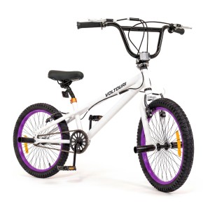Rower BMX freestyle VOLTOURI 20 cali Rotor 360 stopni 4 pegi Pro