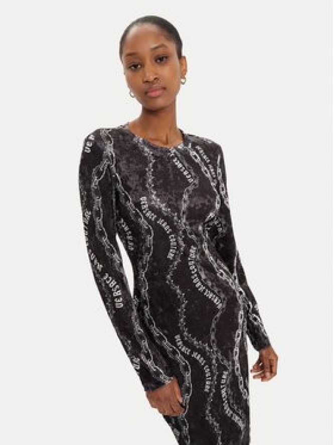 Versace Jeans Couture Sukienka codzienna 77HAO9B0 Czarny Slim Fit