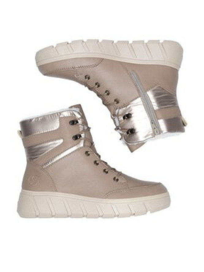 Rieker Trzewiki Y3504-20 Beżowy