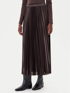 ONLY Spódnica plisowana Kolter 15356154 Brązowy Regular Fit