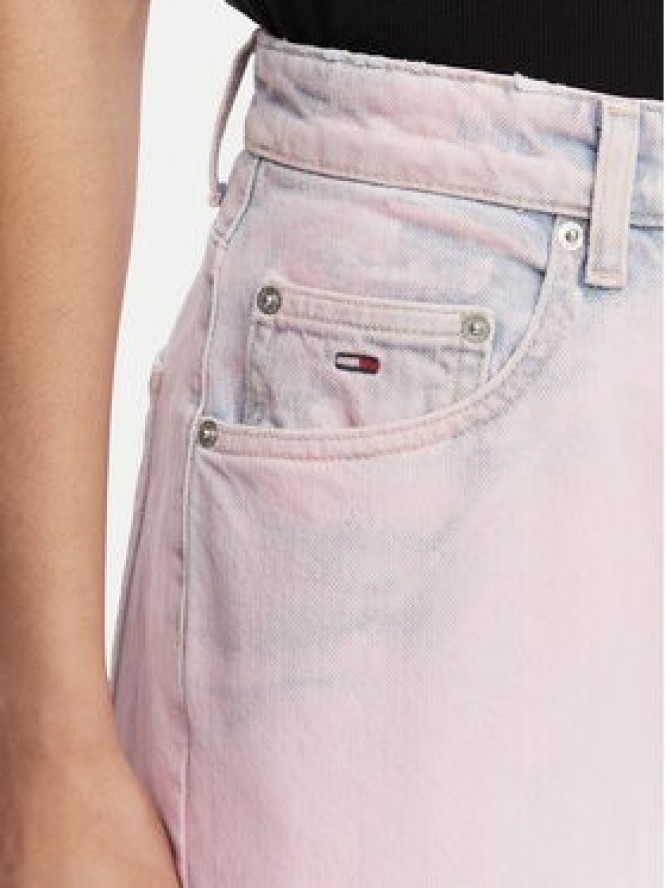 Tommy Jeans Jeansy DW0DW22372 Różowy Loose Fit