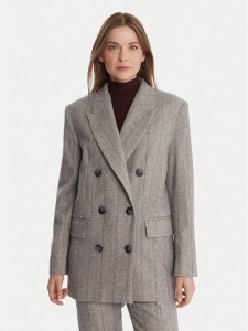 MAX&Co. Marynarka Iames 2526046084200 Szary Relaxed Fit