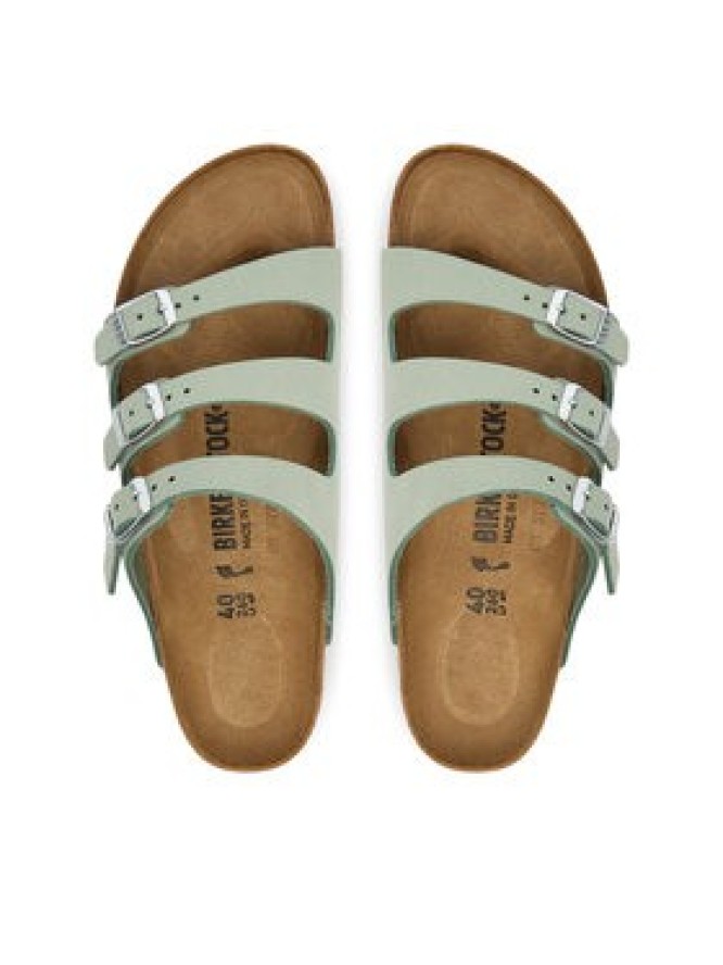Birkenstock Klapki Florida 1030319 Zielony