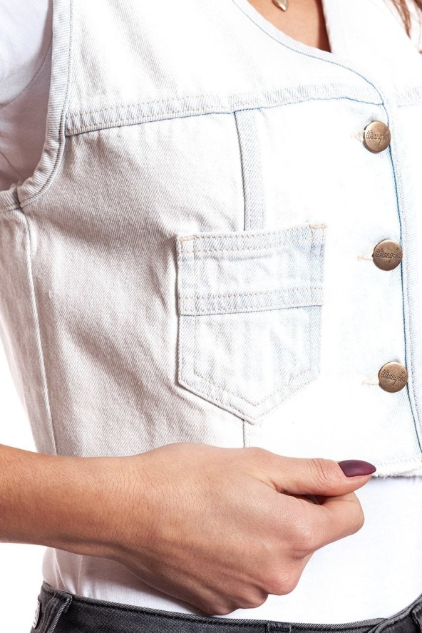 DAMSKA KAMIZELKA WRANGLER VEST ARUBA W411GP12A 112128750