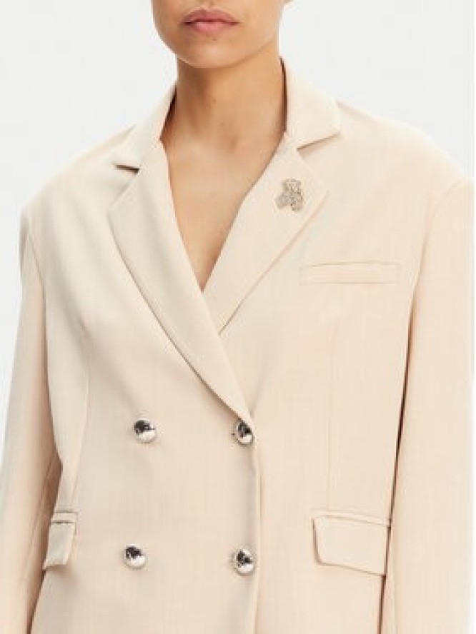 Maryley Marynarka 25EB288/21BE Beżowy Regular Fit