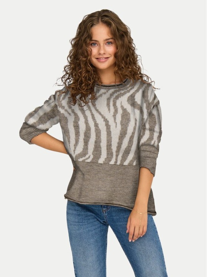ONLY Sweter Jade 15294969 Zielony Regular Fit