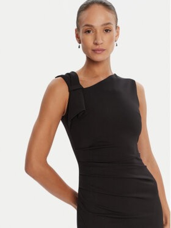 Rinascimento Sukienka koktajlowa CFC0125330003 Czarny Slim Fit