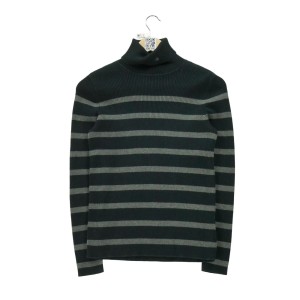 Kobaltowy sweter z golfem dla kobiet