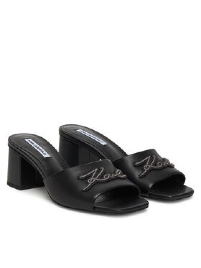 KARL LAGERFELD Klapki Plaza II KL32400 Czarny