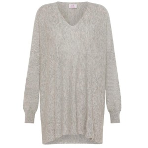 Sweter Deha Sweter Z Dekoltem W Serek Z Mieszanki Wełny Damskie