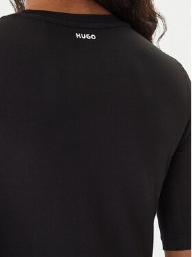 HUGO T-Shirt Darnelia 50515019 Czarny Slim Fit