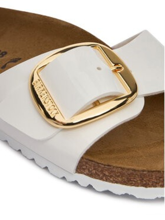 Birkenstock Klapki Madrid Big Buckle 1019814 Biały