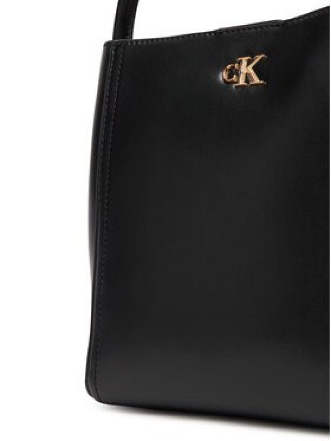 Calvin Klein Torebka Ck Bucket With Strap LV04F3174G Czarny