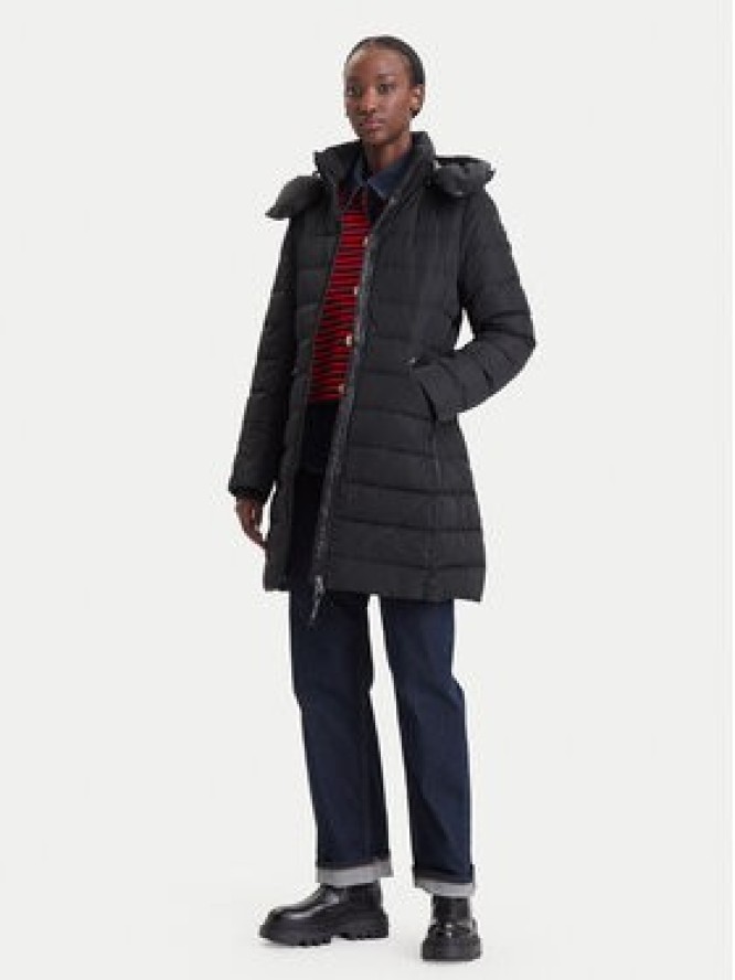 Tommy Hilfiger Kurtka puchowa WW0WW51111 Czarny Regular Fit