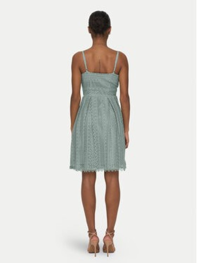 ONLY Sukienka letnia Helena 15204799 Zielony Regular Fit