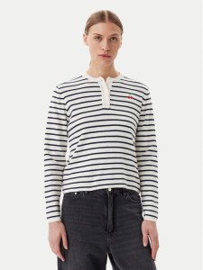 Pieces Sweter Senna 17156406 Écru Regular Fit