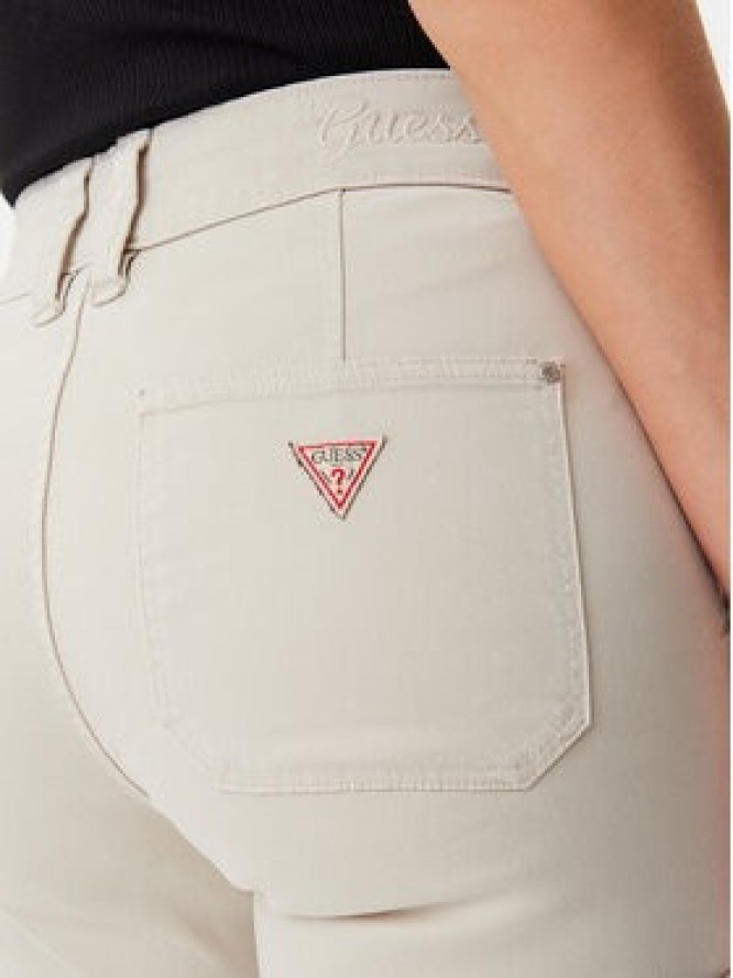 Guess Jeansy W5GA1B W93CL Écru Slim Fit