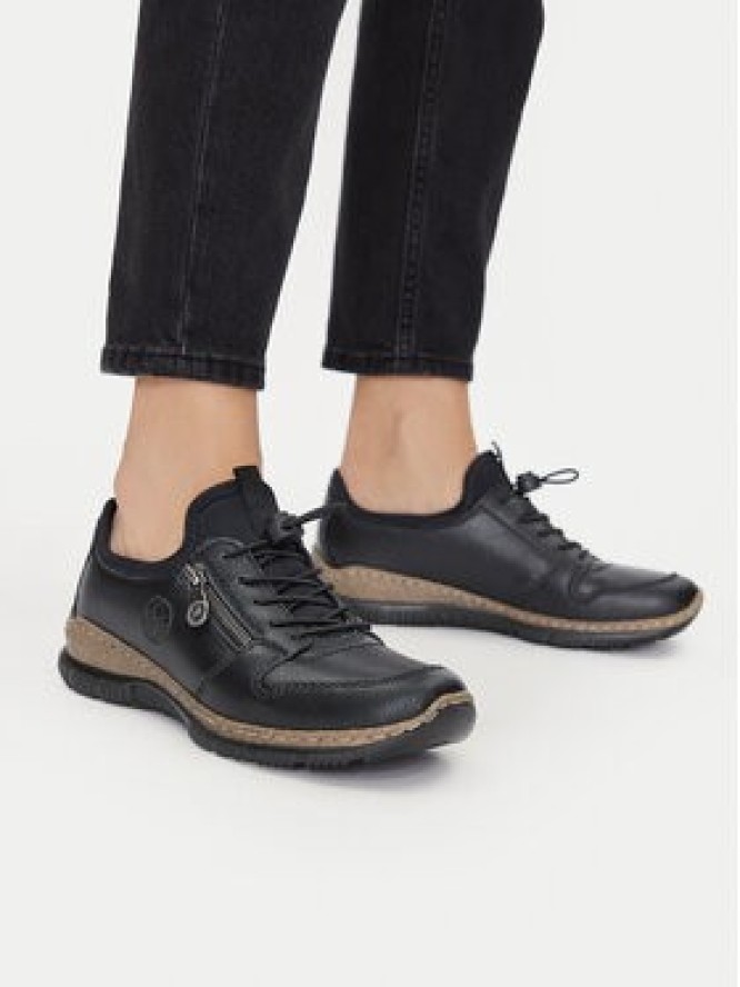 Rieker Półbuty N32G0-00 Czarny