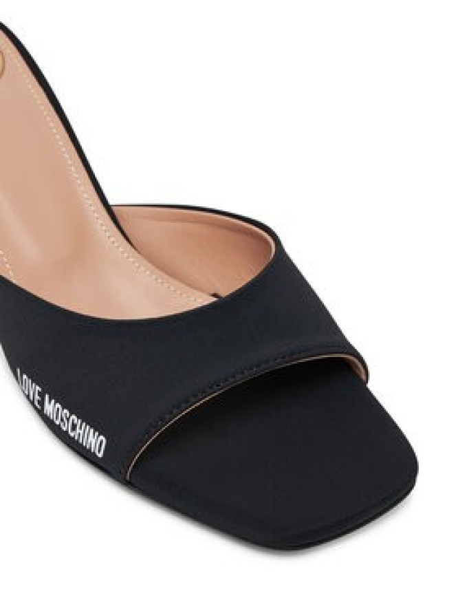 LOVE MOSCHINO Klapki JA28045G0MIM0000 Czarny