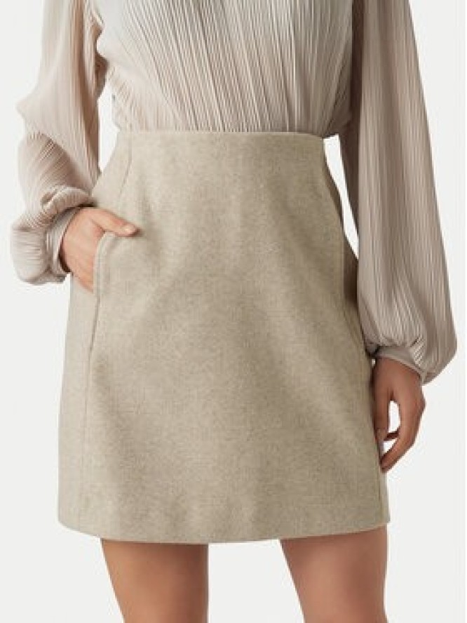 Vero Moda Spódnica ołówkowa Fortuneallison 10253954 Beżowy Slim Fit