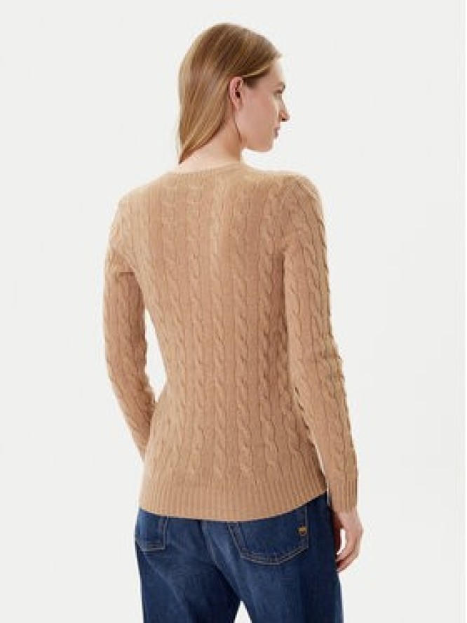 Polo Ralph Lauren Sweter 211971866002 Beżowy Slim Fit