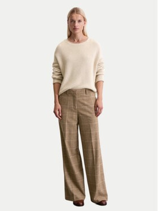 Marc O'Polo Spodnie palazzo 508 0150 10417 Beżowy Wide Fit