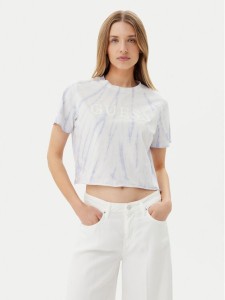 Guess T-Shirt V5GI19 I3Z14 Fioletowy Regular Fit