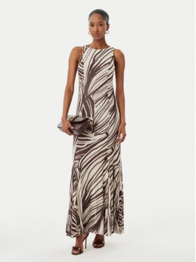 Guess Sukienka wieczorowa W6GK13 K2943 Brązowy Slim Fit