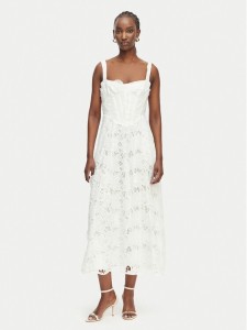 Bardot Sukienka koktajlowa Adaline 58655DB4 Biały Regular Fit