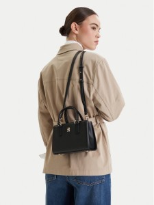 Tommy Hilfiger Torebka Th Daily Mini Tote Mono AW0AW18416 Czarny