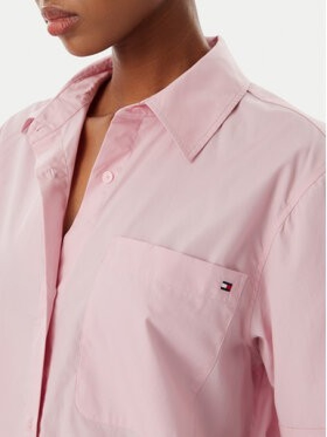 Tommy Hilfiger Koszula WW0WW48899 Różowy jasny Relaxed Fit