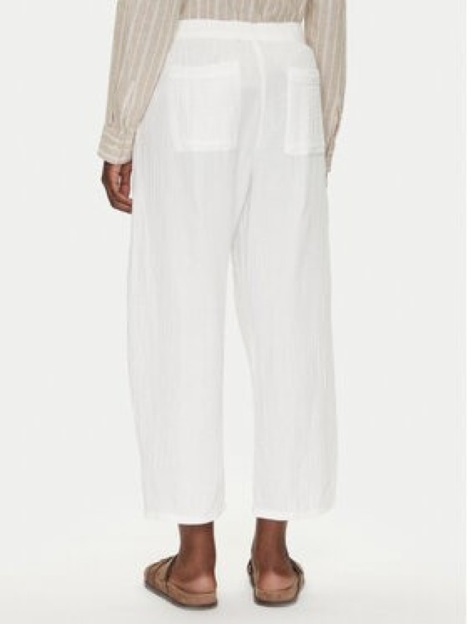 Gap Spodnie materiałowe 713952-00 Biały Regular Fit