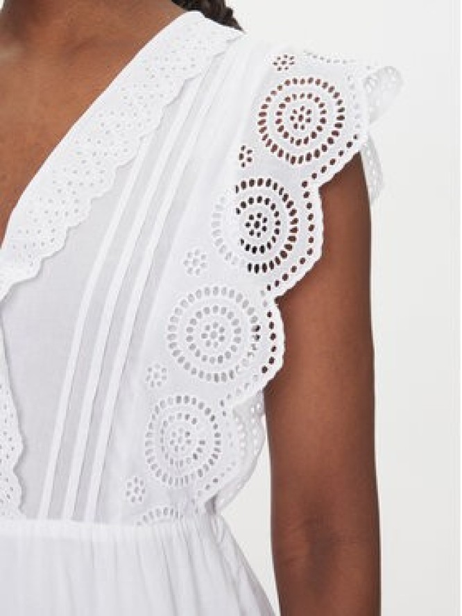 JDY Sukienka letnia Sara 15350748 Biały Regular Fit