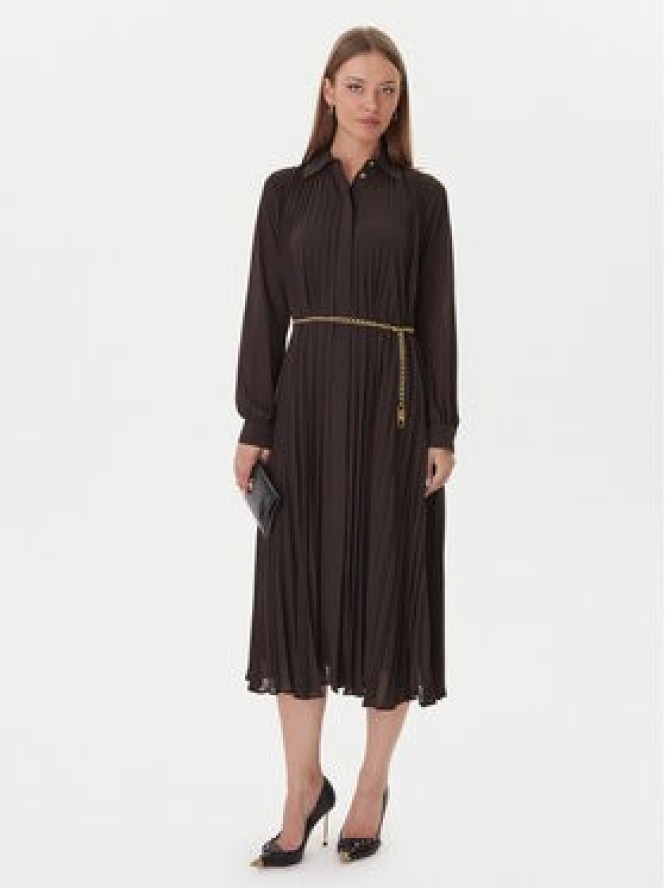 MICHAEL Michael Kors Sukienka koszulowa MF5838A7R3 Brązowy Regular Fit