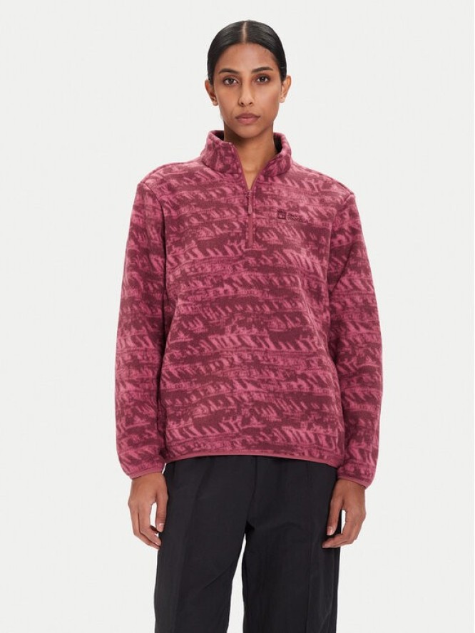 Jack Wolfskin Polar Big Sky A65449 Bordowy Relaxed Fit