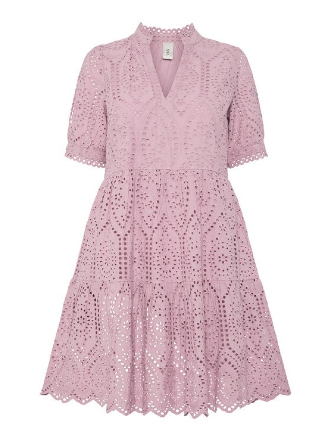 YAS Sukienka letnia Holi 26027163 Różowy Regular Fit