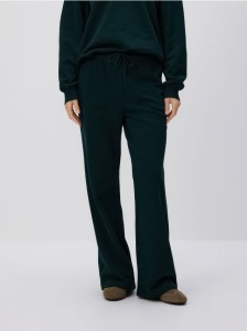 Bawełniane spodnie dresowe - morski