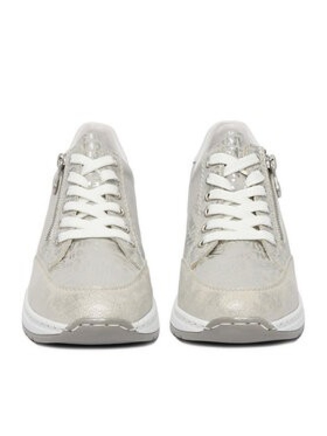 Rieker Sneakersy N4316-90 Srebrny