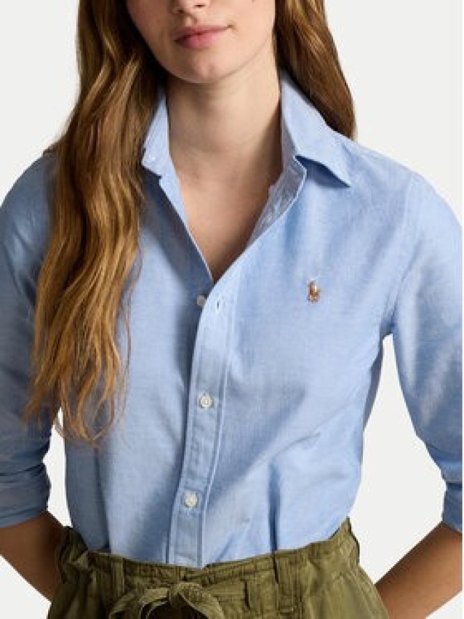 Polo Ralph Lauren Koszula 211941520001 Niebieski Slim Fit